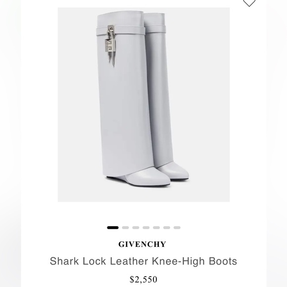 Givenchy women’s short lock leather pants boot size 41 - Picture 11 of 11